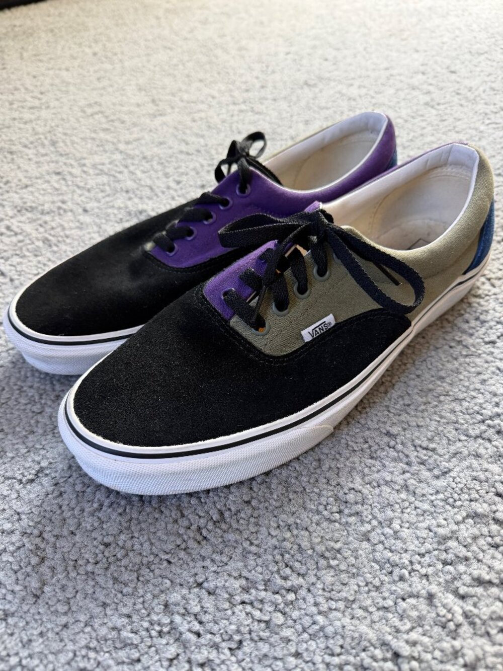 Vans Era OTW Rally Black True White Sneakers Men’s Sz. 12 - Suede / Canvas - EUC